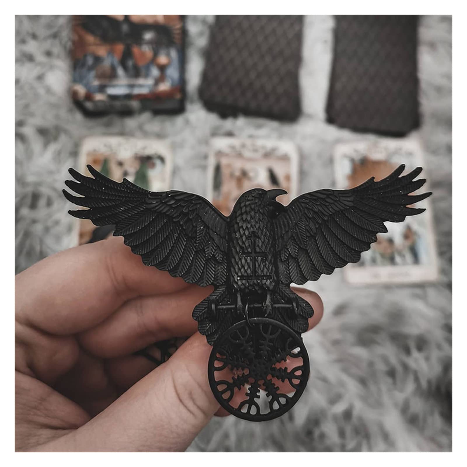 Unique Black Oversized Crow Hair Clip Accessories For Women  display picture 1