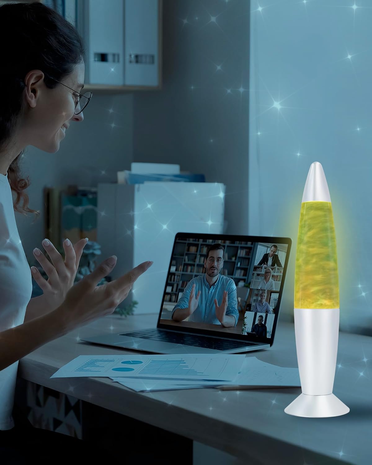 Vanful Glitter Lamp with 25W Bulb Glitter Motion Lamp for Adults and Kids Night Light Relaxing Soothing and Fun Perfect Gifts for Holiday and Party Christmas Thanksgiving Day Decoration