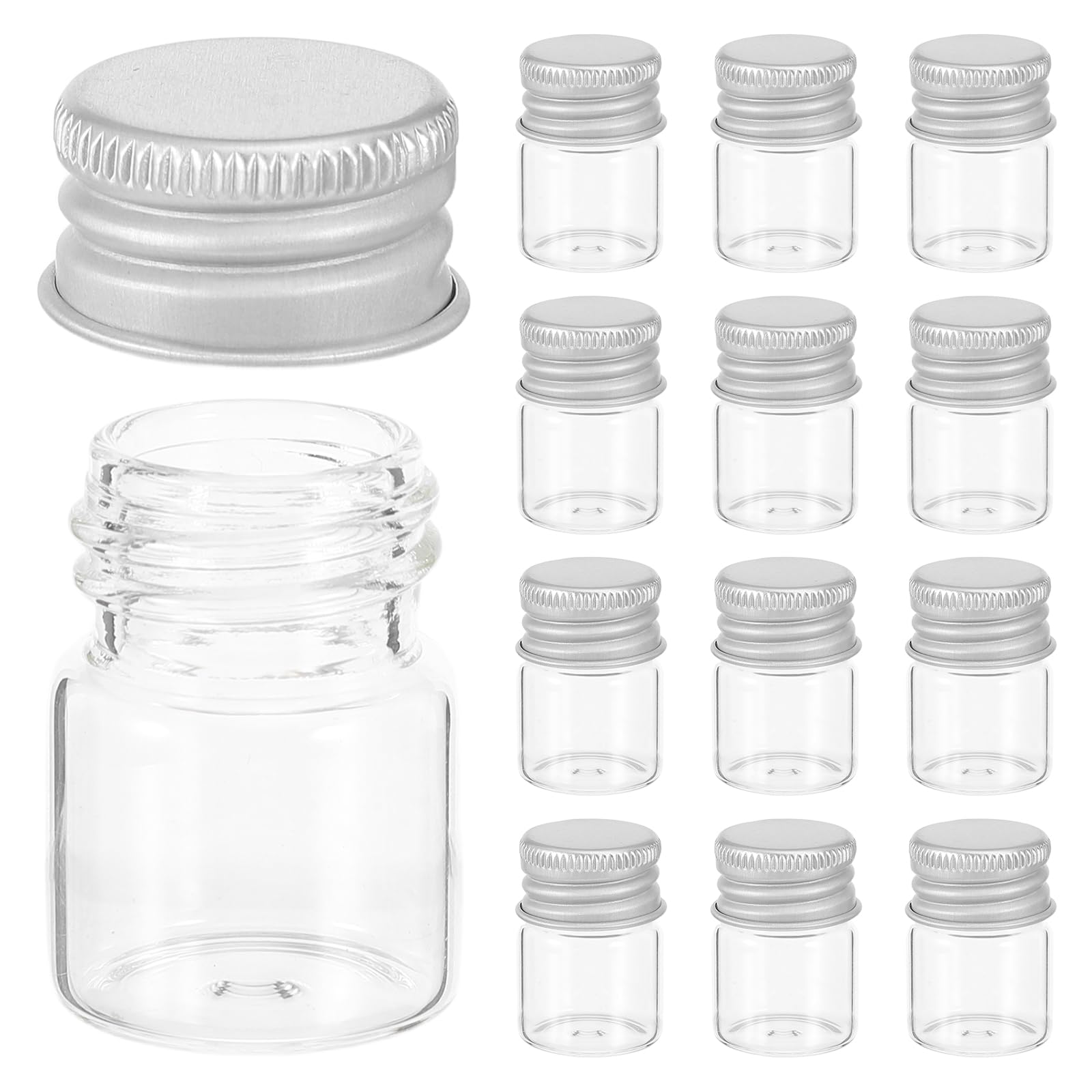 Mini-bouteilles en verre pour décoration de mariage et dragées