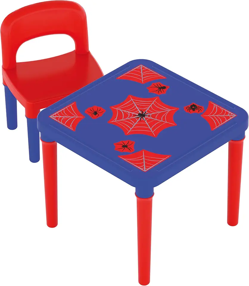 GGB Plast Mesa Infantil com Cadeira Aranha Azul