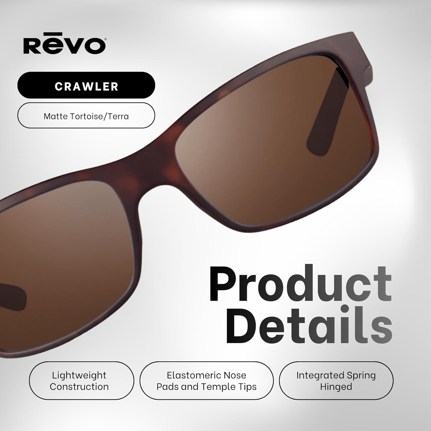 Revo Crawler 59MM Wraparound Rectangular Sunglasses For Men For Women + Bundle Leash + BUNDLE with ACCESSORY EYEWEAR - Image 5