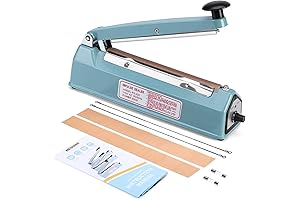 METRONIC 8 inch Impulse Sealer Machine for Mylar Bag Printing