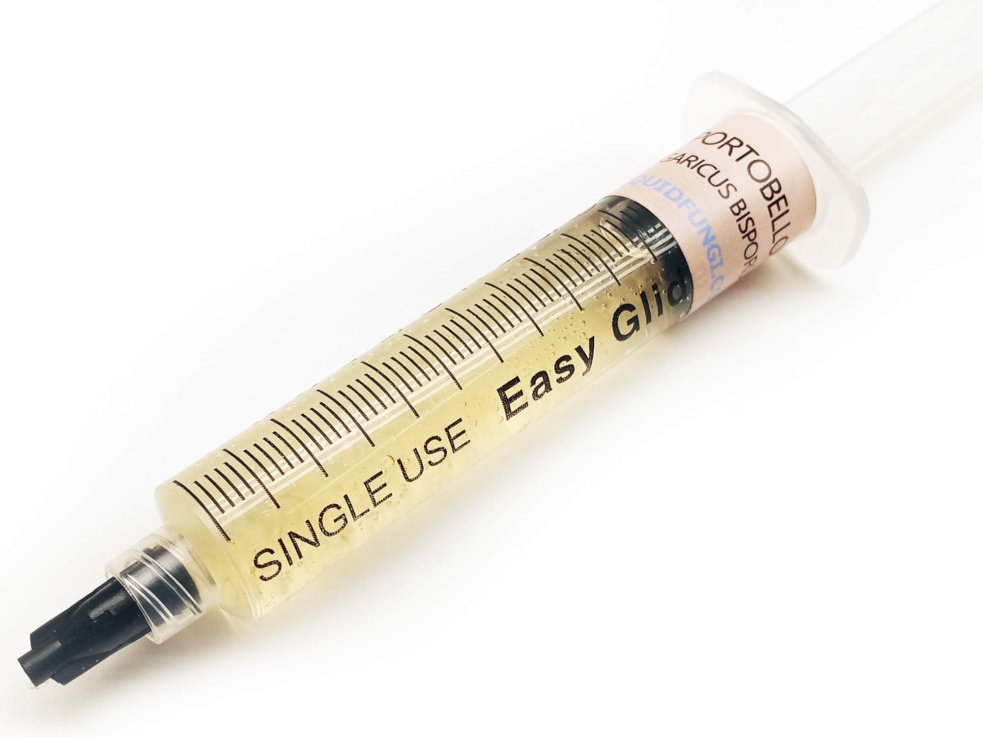 Portobello Mushroom (Agaricus bisporus) Liquid Culture for Mushroom Cultivation on Grain or Agar