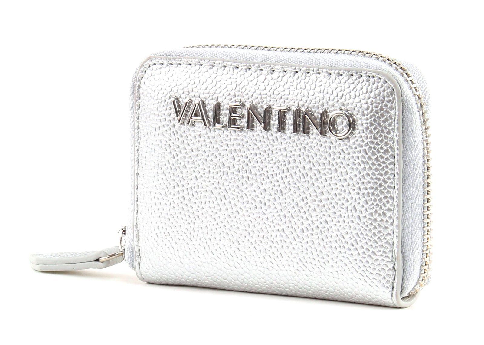 Valentino by Mario Valentino Divina Women’s Wallet, Silver (Argento), 1.8x7.5x10 centimeters (B x H x T)