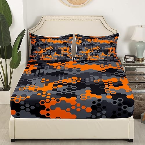 Vista 151 de Feelyou Juego de sábanas espaciales para niños, juego de ropa de cama de galaxia para niños y niñas, sábanas de planeta del universo, 1 sábana