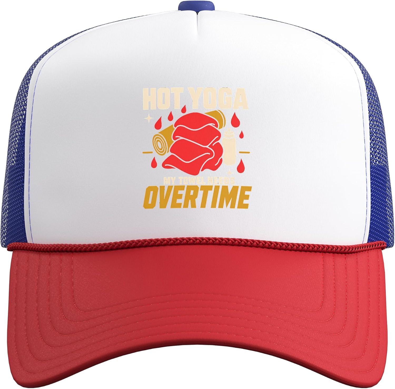 Funny Yoga Yoga Lover Vinyasa Savasana Gift Trucker Hat with Adjustable Mesh Back image 2