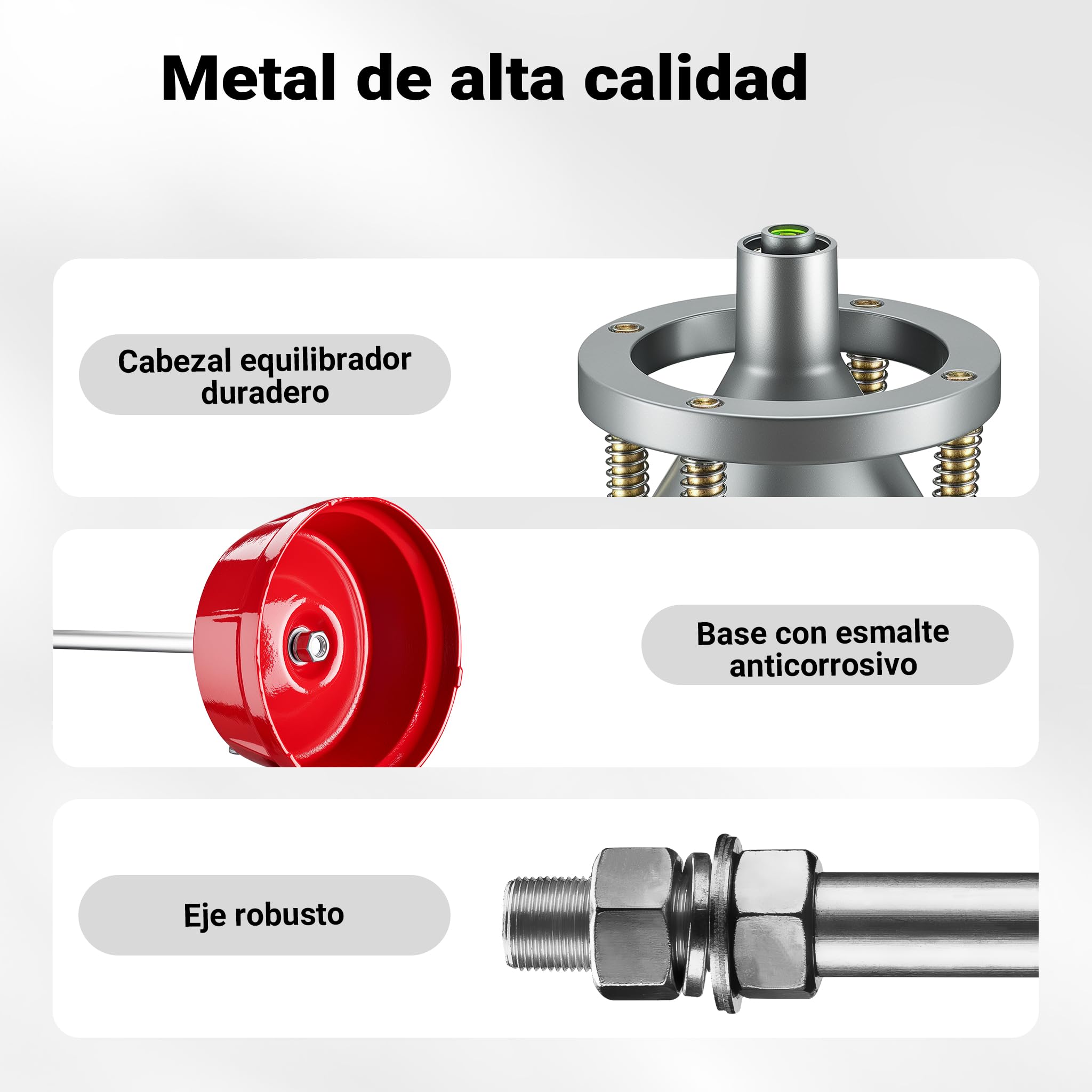 WilTec Equilibradora móvil de neumáticos 29 x 29 x 57,5 cm, equilibradora Resistente al óxido, equilibradora de Ruedas para Cubos de Rueda de 1 1/2" neumáticos de Coche y Moto