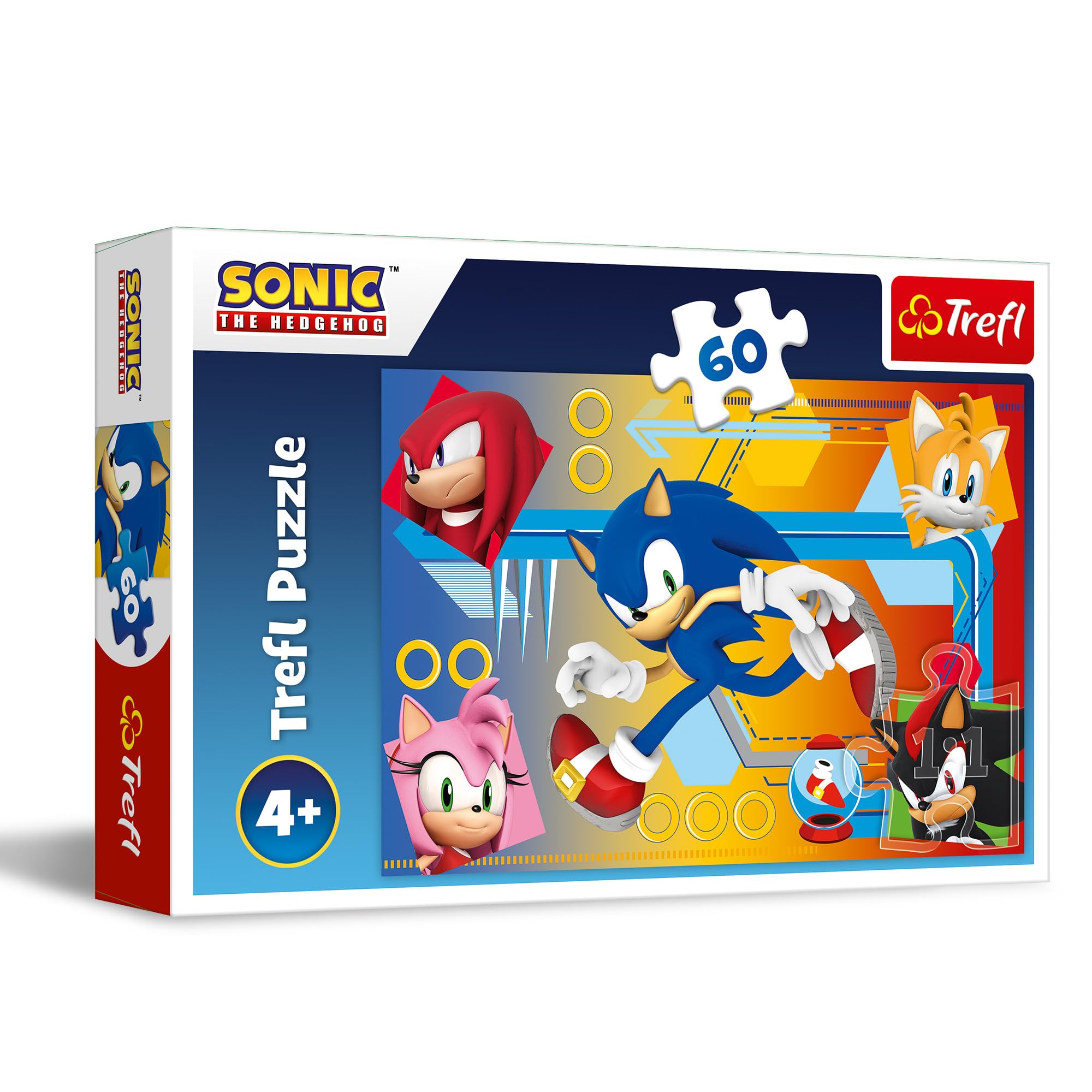 Trefl The Hedgehog, Aventuras 1, 35 a 70 Elementos-Rompecabezas Coloridos con Personajes del Juego Sonic, Diferentes Niveles de dificultad, para Niños a Partir de 4 Años, 34625, Multicoloured Trefl The Hedgehog, Aventuras 1, 35 a 70 Elementos-Rompecabezas Coloridos con Personajes del Juego Sonic, Diferentes Niveles de dificultad, para Niños a Partir de 4 Años, 34625, Multicoloured