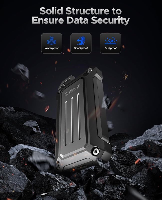 ORICO 1TB hordozható SSD 2000MB/s USB 3.2 Gen 2x2 külső merevlemez