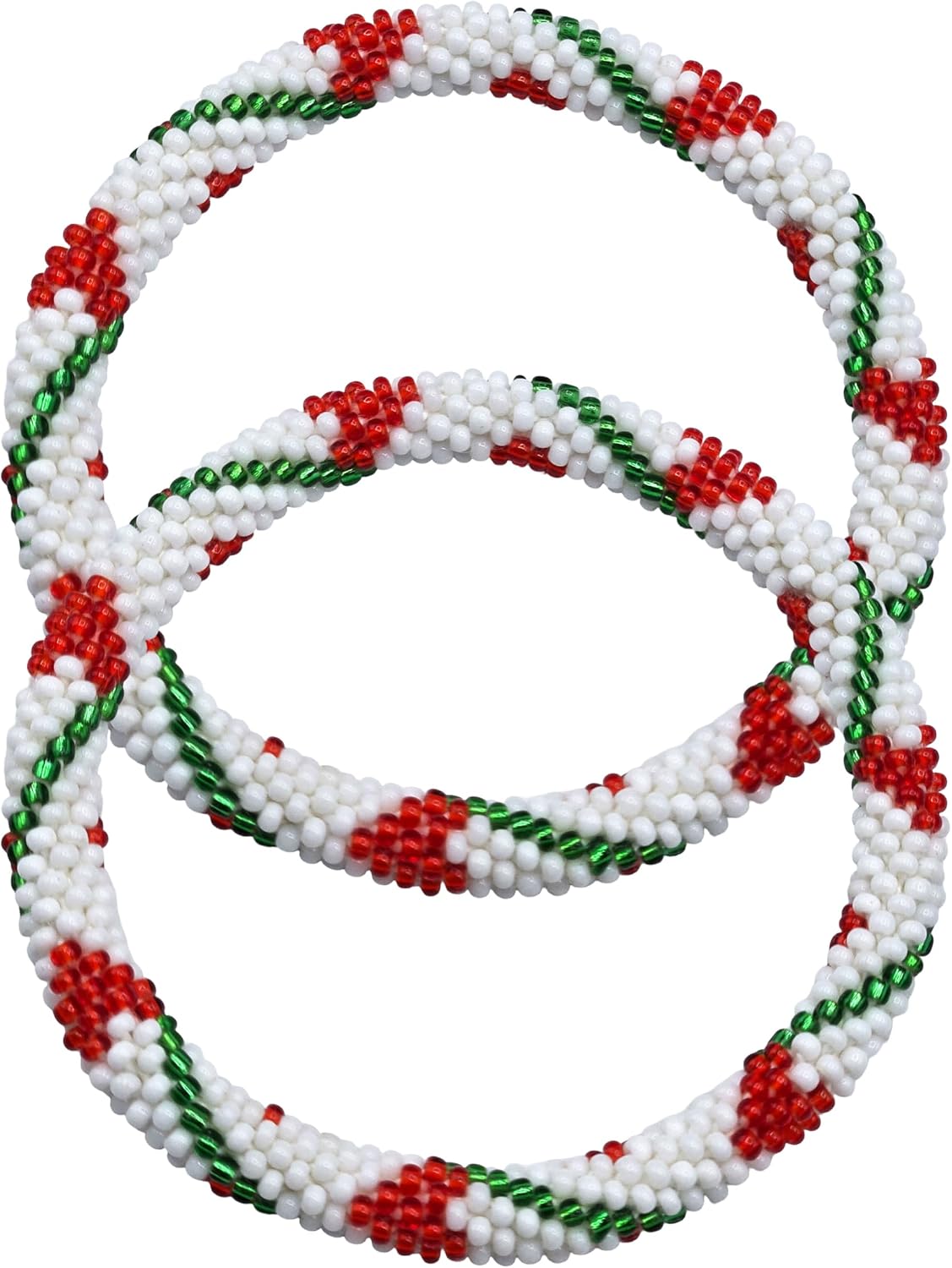 Seed Bead Jewelry: Handmade Nepal Beaded Bracelets Set for Women