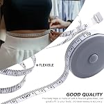 6 Packs Mesure de bande,Soft Mesure de la bande de couture pour la mesure du corps,59Inch/1.5M Mini Mesure des rubans de mesure, des tissus et des vêtements, à la main (3 Couleur)