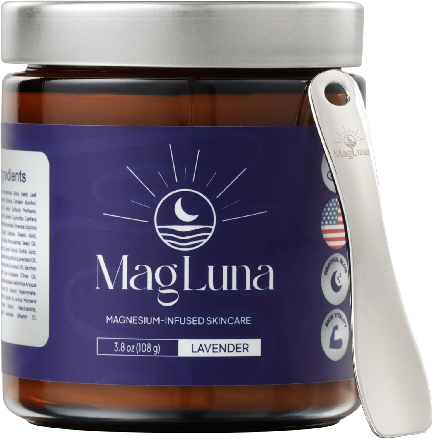 Magnesium Cream – 3.8 oz | Relaxing Magnesium Lotion for Sleep Support, Muscle Recovery & Tension Relief | Fast-Absorbing, Non-Greasy, Natural Skincare (Unscented)