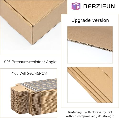 Miniatura 192 de Cajas de envío pequeñas de 6 x 4 x 2 pulgadas para pequeñas empresas, paquete de 30 cajas de correo moradas, caja de embalaje de cartón corrugado