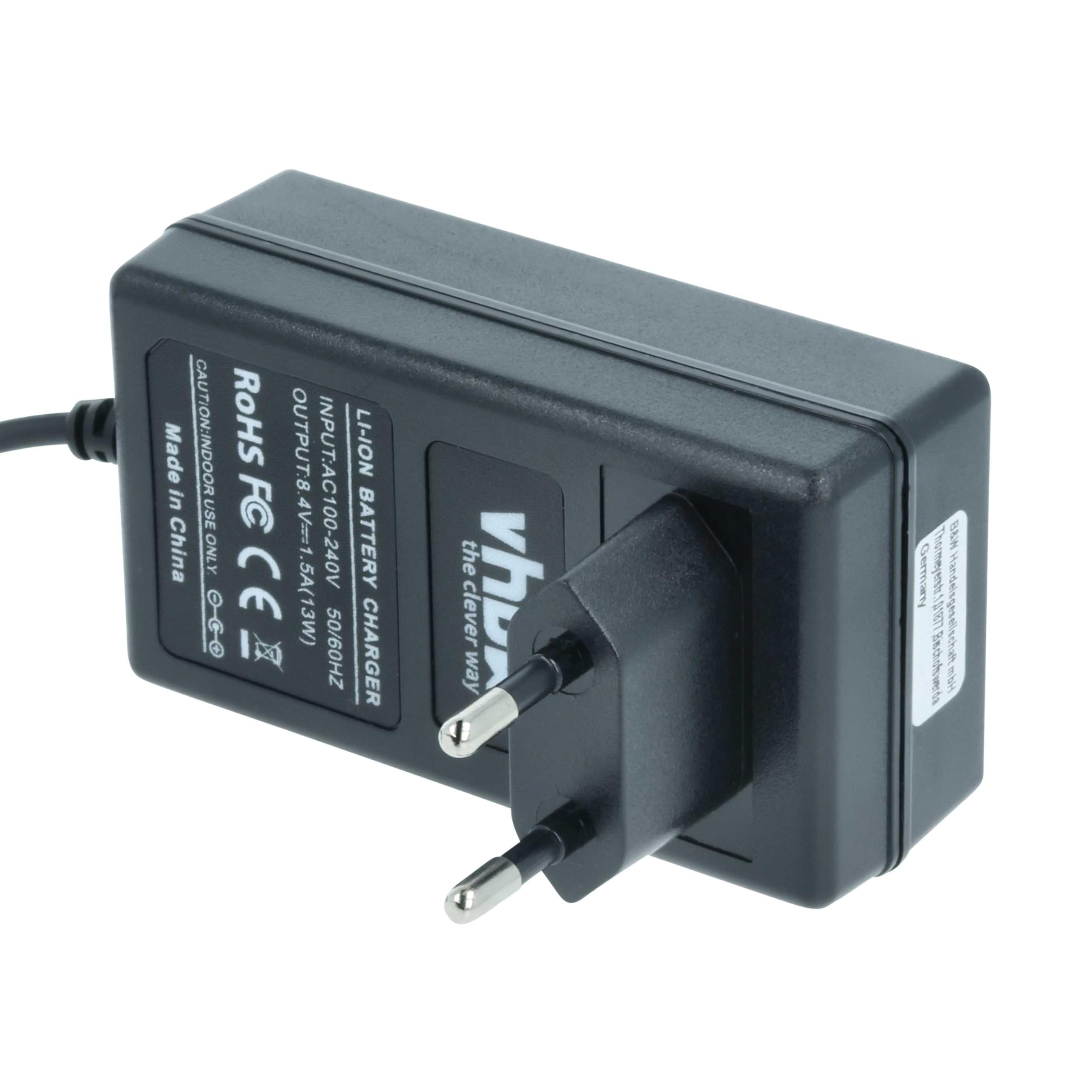 vhbw Cargador rápido Compatible con Dewalt DCB095, DCF680, DCF680N1, DCF680N2, DCF682, DCL023, DW4390 Herramientas, baterías de Li-Ion
