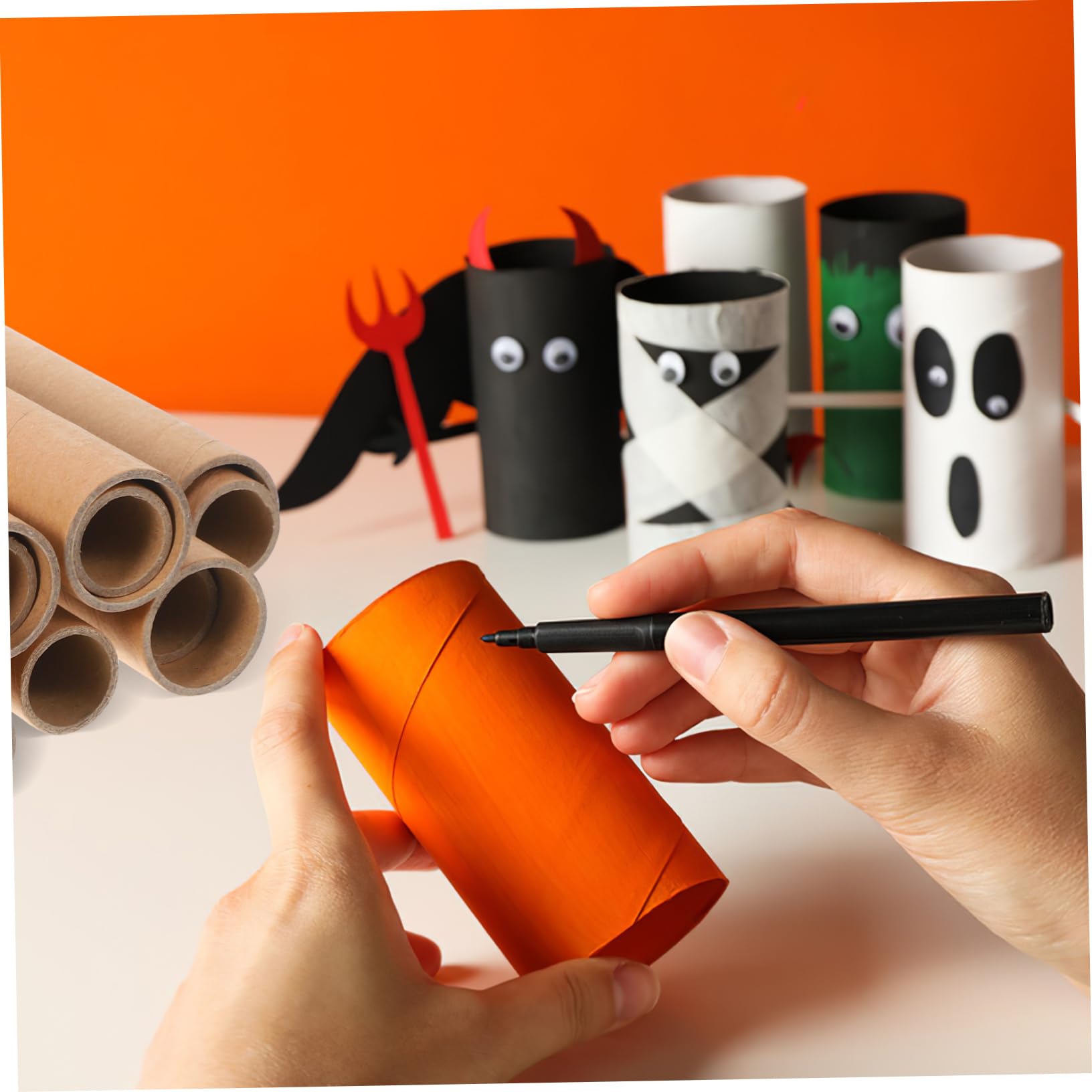 OSALADI Tubes D'Expédition Ronds En Papier Kraft 20 Pièces Pour L'Expédition L'Expédition Et L'Artisanat - Cylindres En Papier Pour Le Rangement Et L'Organisation À