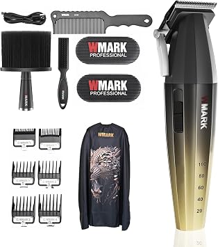 Professional Hair Clippers for Men, Cordless Rechargeable Hair Trimmer Kit Sets Including 13pcs Professional Hair Clippers for Barbers,Balding Clippers for Men,Fade Clippers and Beard Trimmer for Me