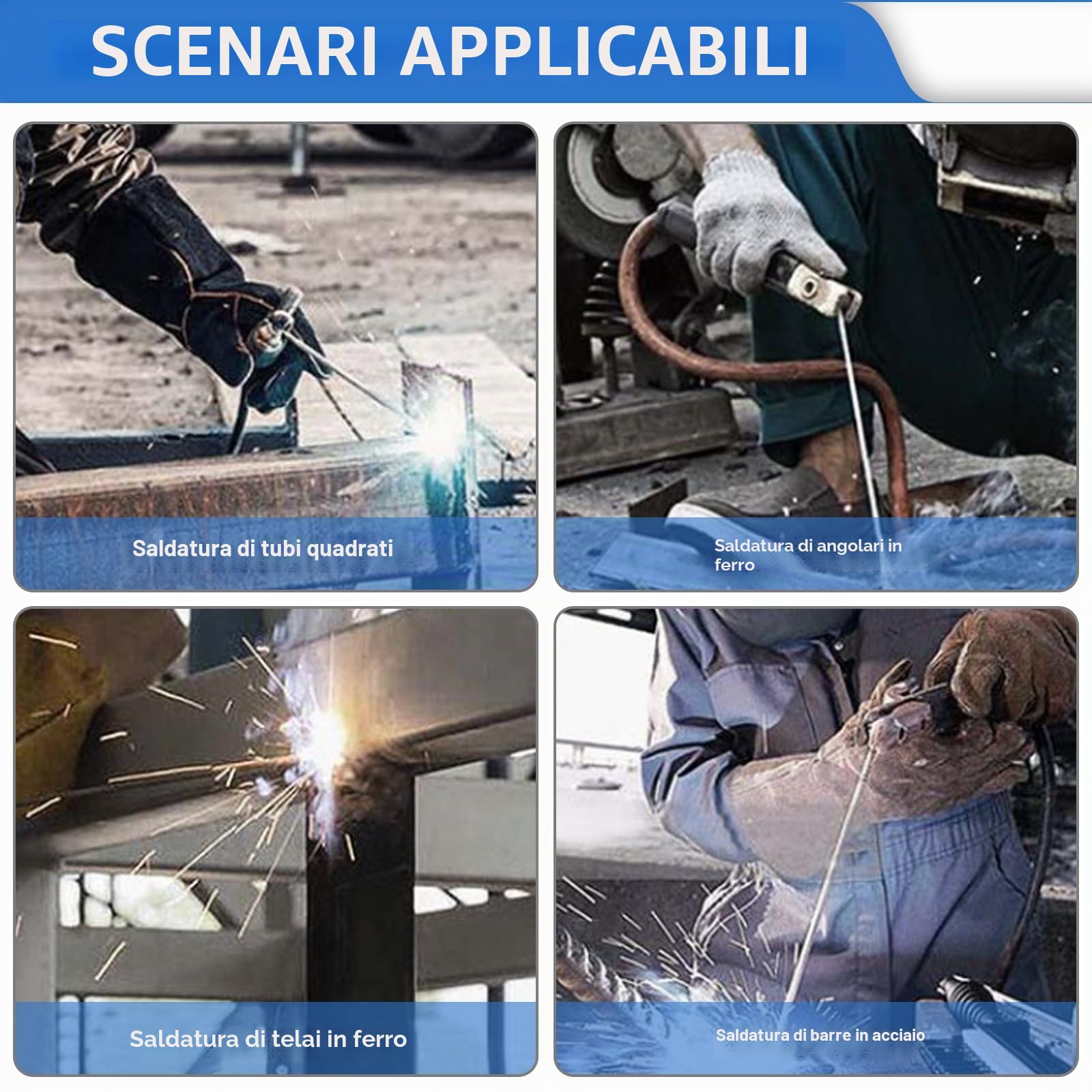 Portaelettrodi per saldatura 16mm²2,8+1,2m con cavo, morsetto di messa a terra per saldatura con cavo, efficiente per lavori di saldatura per saldatrice da 160 a 250A