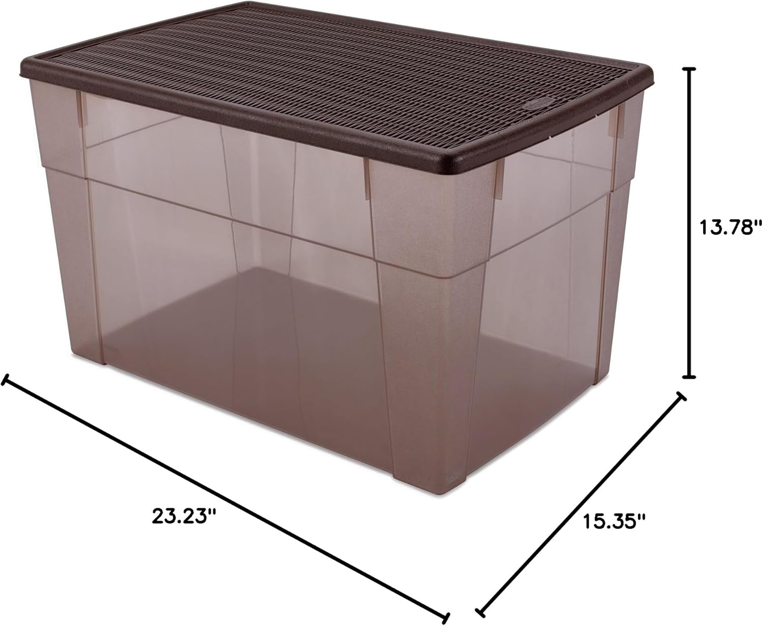 Stefanplast Elegance Multipurpose Case, Moka, 2X-Large/59 x 39 x 35 cm