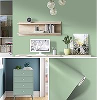 Vista 24 de Black Peel and Stick Wallpaper Black Contact Paper 17.7inch x 393.7inch Self Adhesive Vinyl Wallpaper Removable Wall Paper Peel and Stick Waterproof