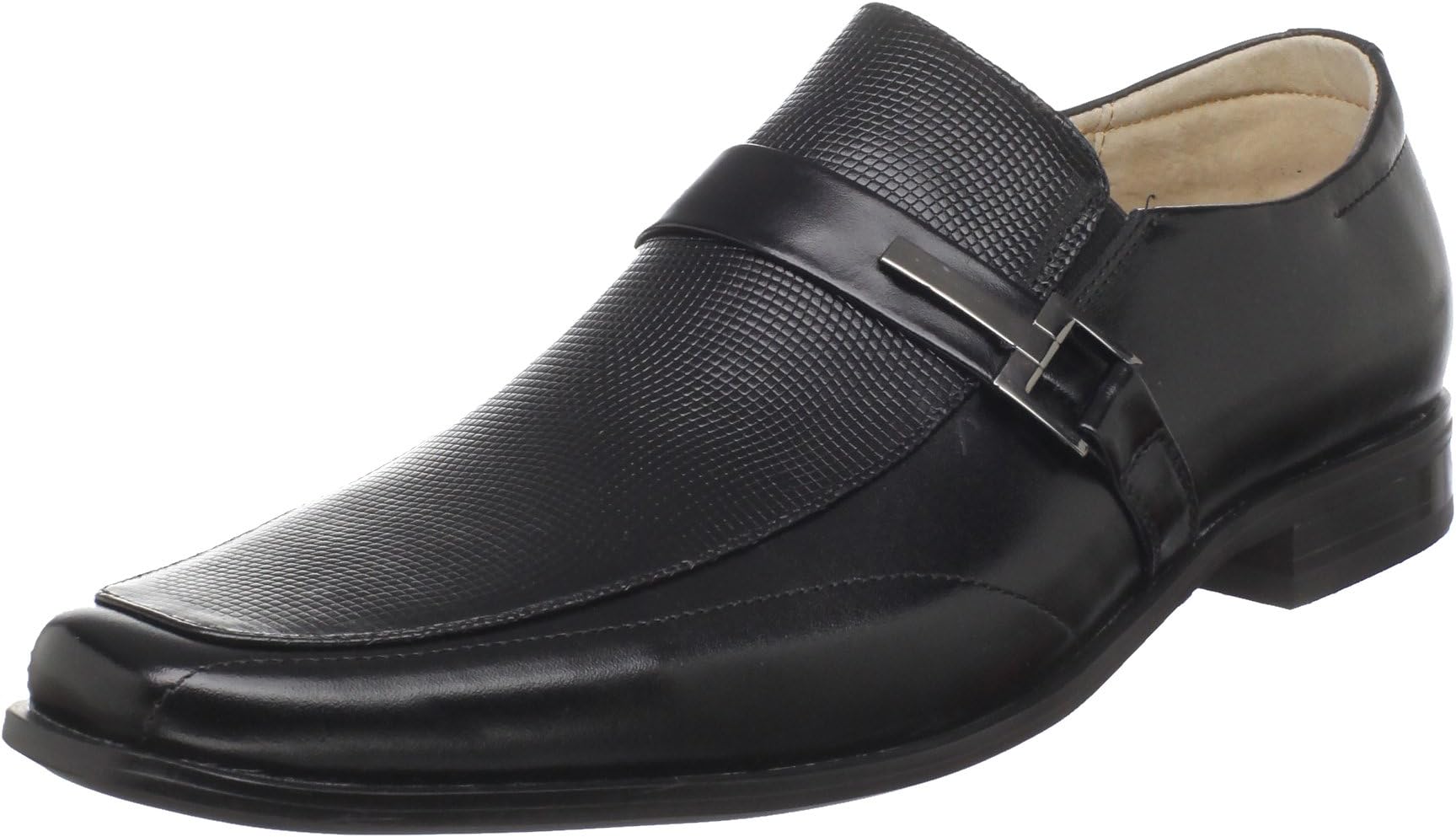 black men's slip on dress shoes