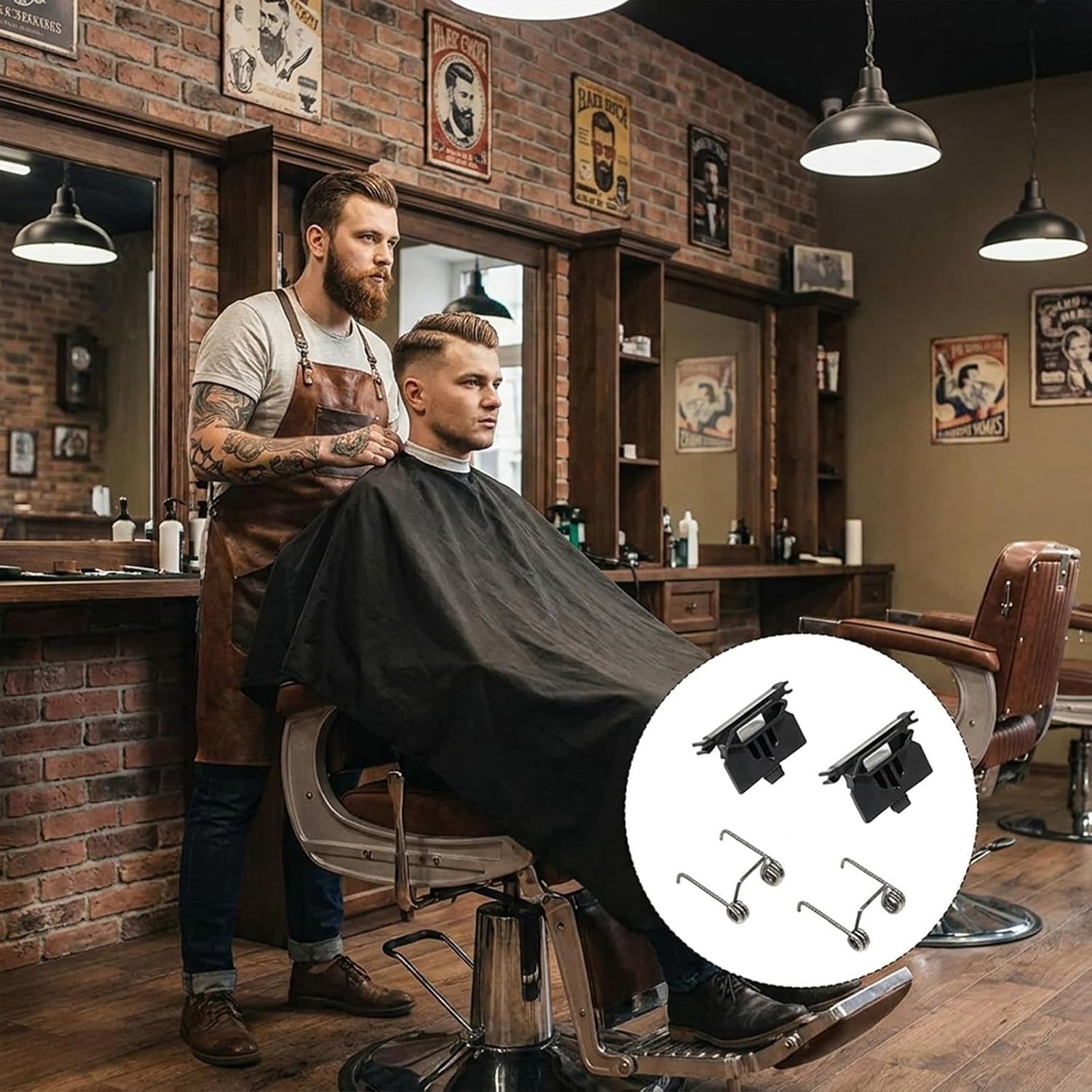 Hair Clipper Cam and Spring Replacement Parts - Salon-Quality, Easy Install, Compatible with Popular Hair Clippers for Precision Grooming image 5