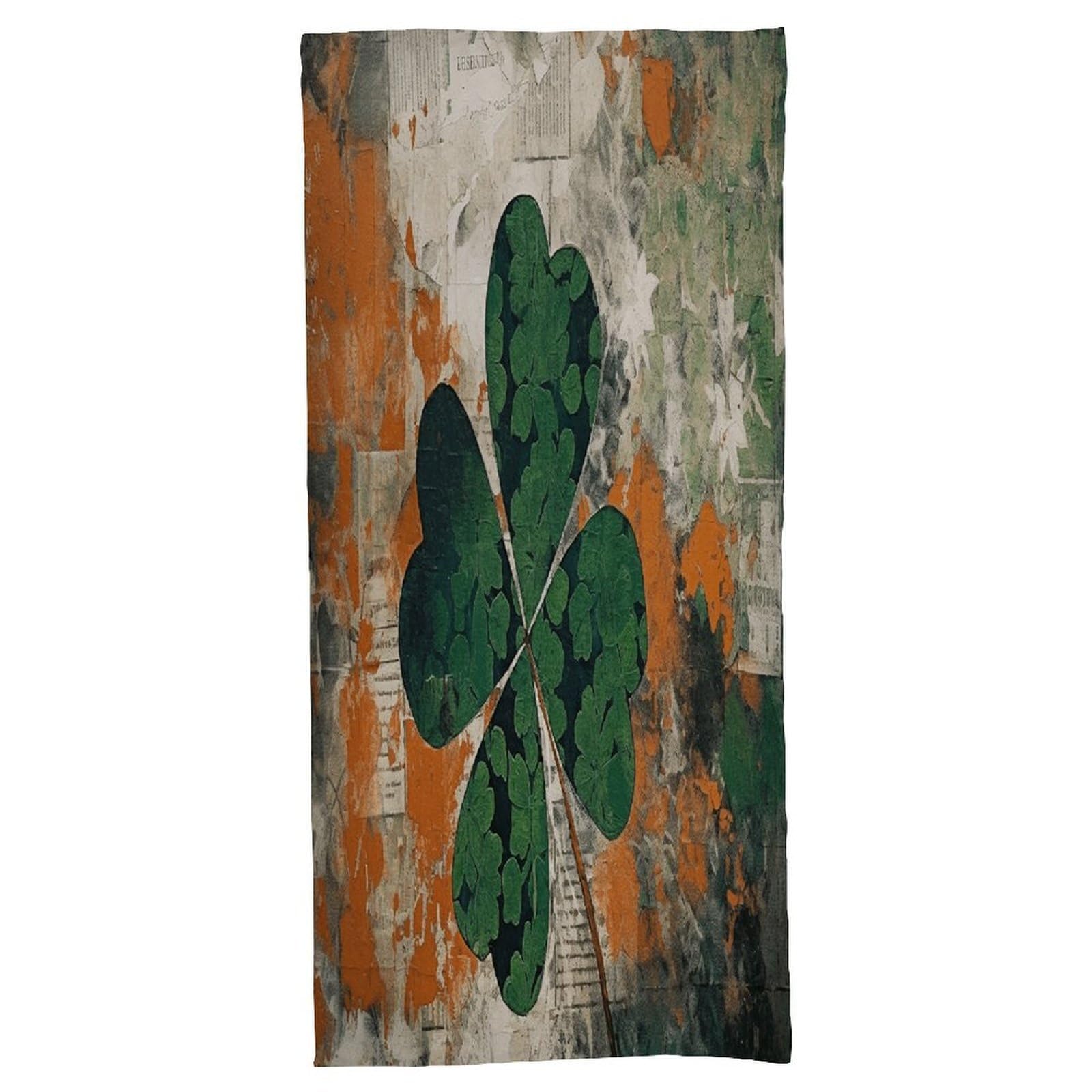 Fekiloot Men's Style Green Leaves Image Bath Towel Highly Absorbent,Beach Towels For Wo,Pool Towel Bathroom Essential For Beach,Gym,Travel, Camp