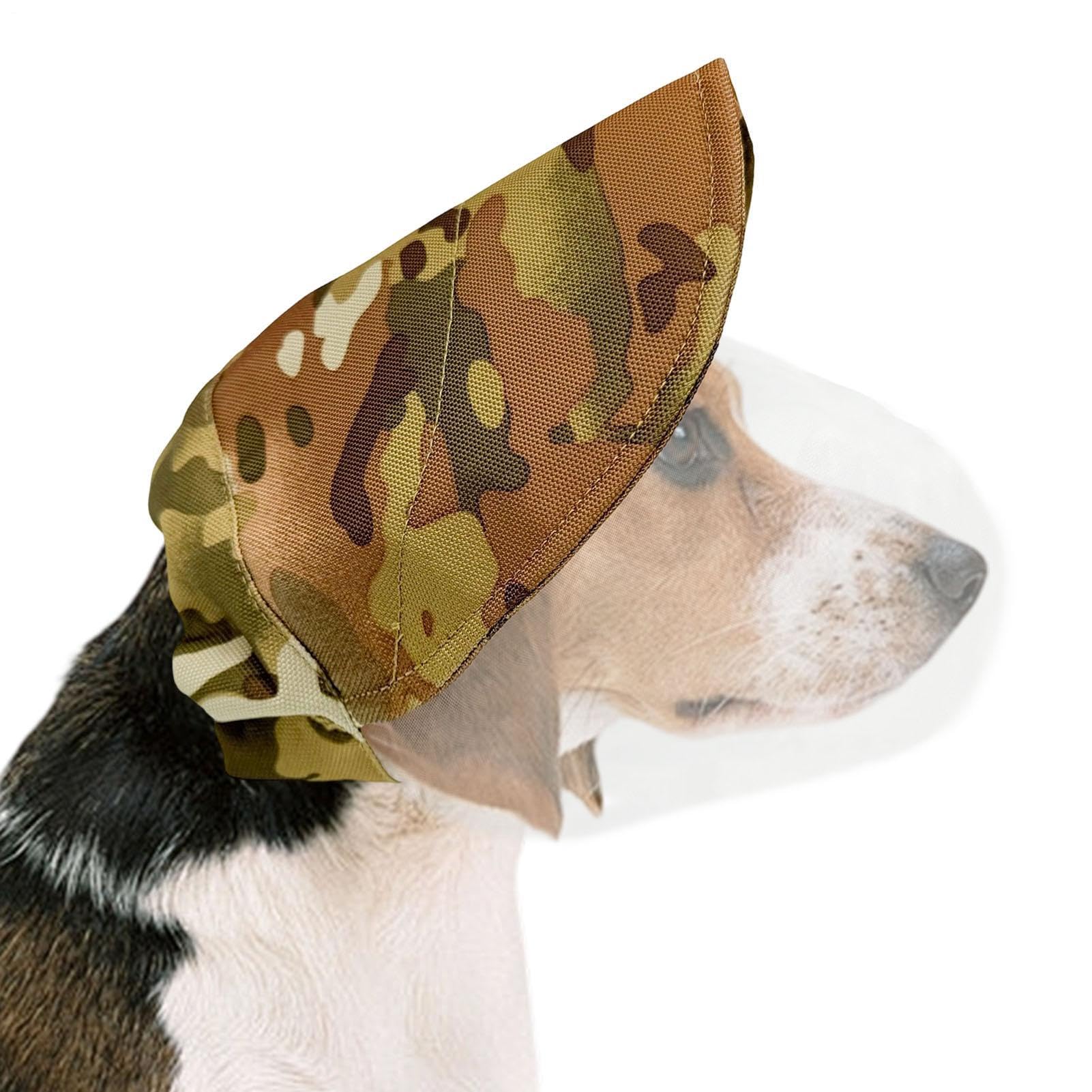 Couverture de visage pour chien bandeau tête chiens petite grande taille
