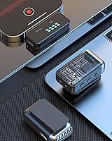 Vista 7 de Micrófono Lavalier inalámbrico para iPhone - Micrófono Bluetooth de solapa tipo C e iluminación Mini micrófono Android Microfonos Inalambricos