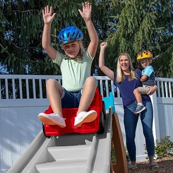 Step2 Extreme Thrill Coaster Kids Ride On Toy, Push Car, Indoor/Outdoor Roller Coaster & Playset, Made of Durable Plastic, Max Weight 75 lbs., for Toddlers 3+ Years Old