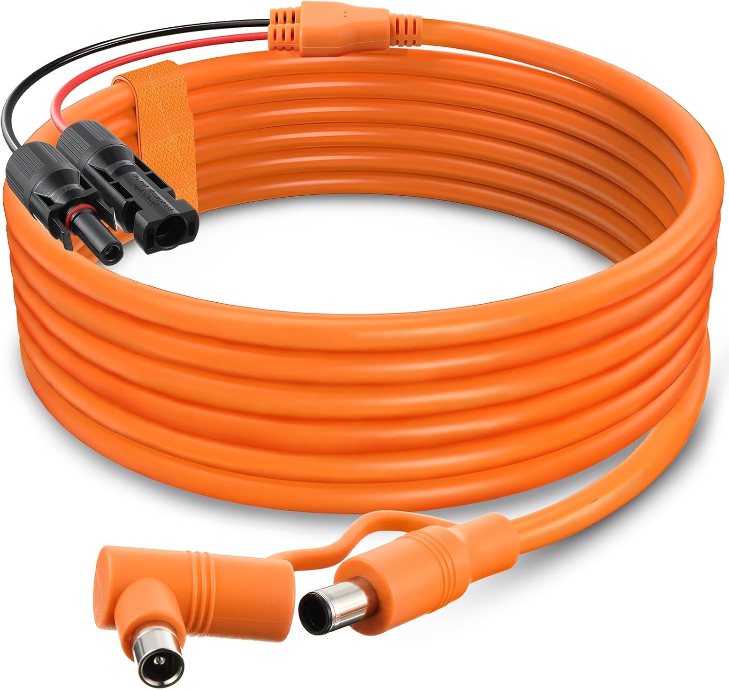 Tellingyou Solar Connector to DC 8mm Adapter Cable, 8.2 ft Solar Panel Cable with DC8020/7909, Compatible with Jackery Explorer 160 240 500 1000, Compatible with BLUETTI Portable Power Station(2pack)