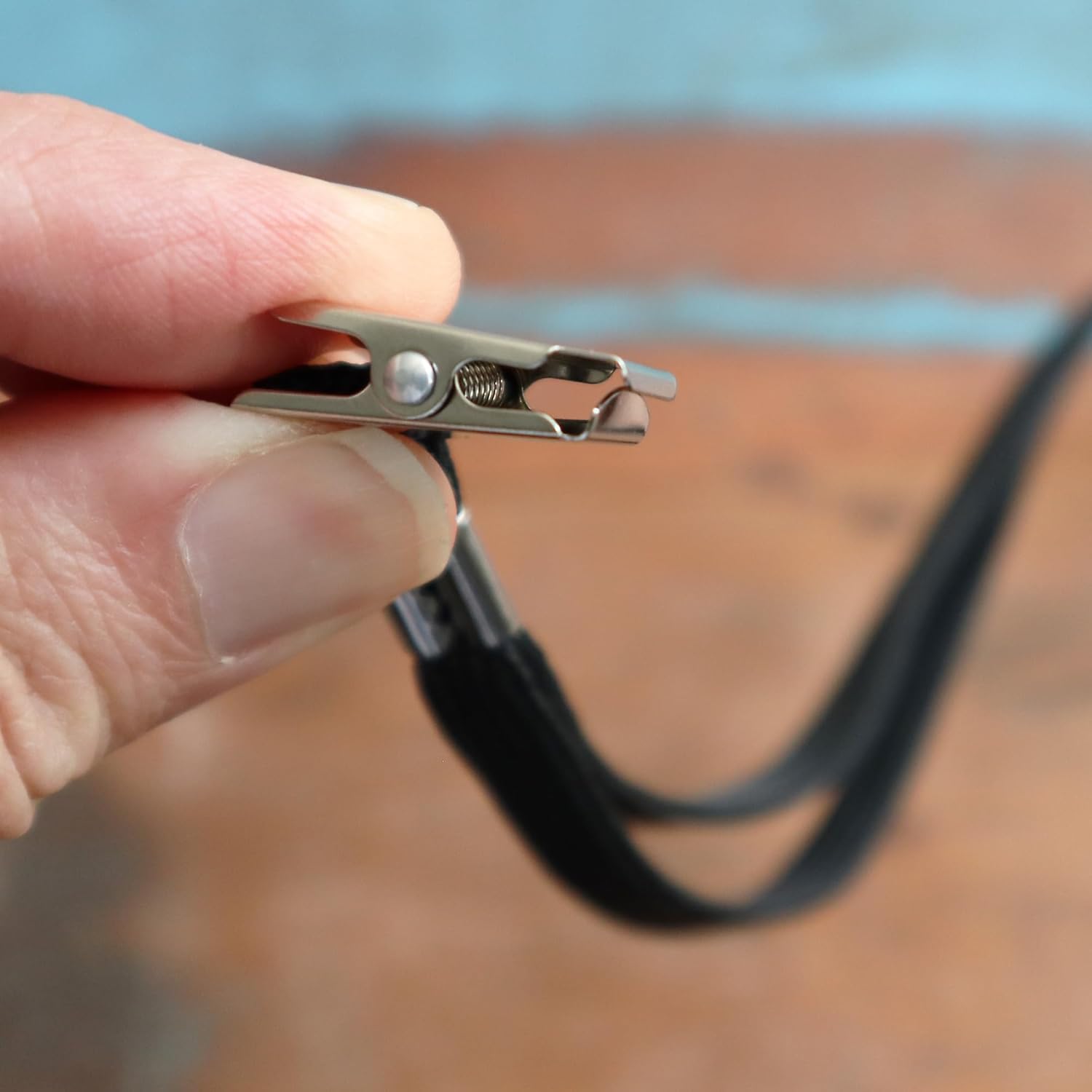 Bulk 100 Pack - 4x5 Badge Holder with Lanyards - 4 x 5 Inch Conference ID Badge Holders Vertical Clear Badge Sleeves with Lanyards for Name Tags, Large Badges & Credentials by Specialist ID (Black)