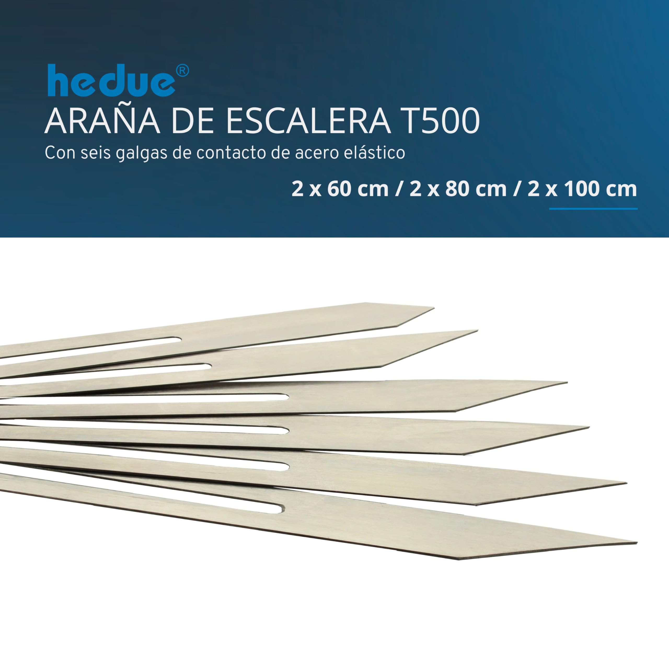 Plantilla para escaleras T500 - Herramienta para transferir medidas de peldaños, plantilla para peldaños de acero templado