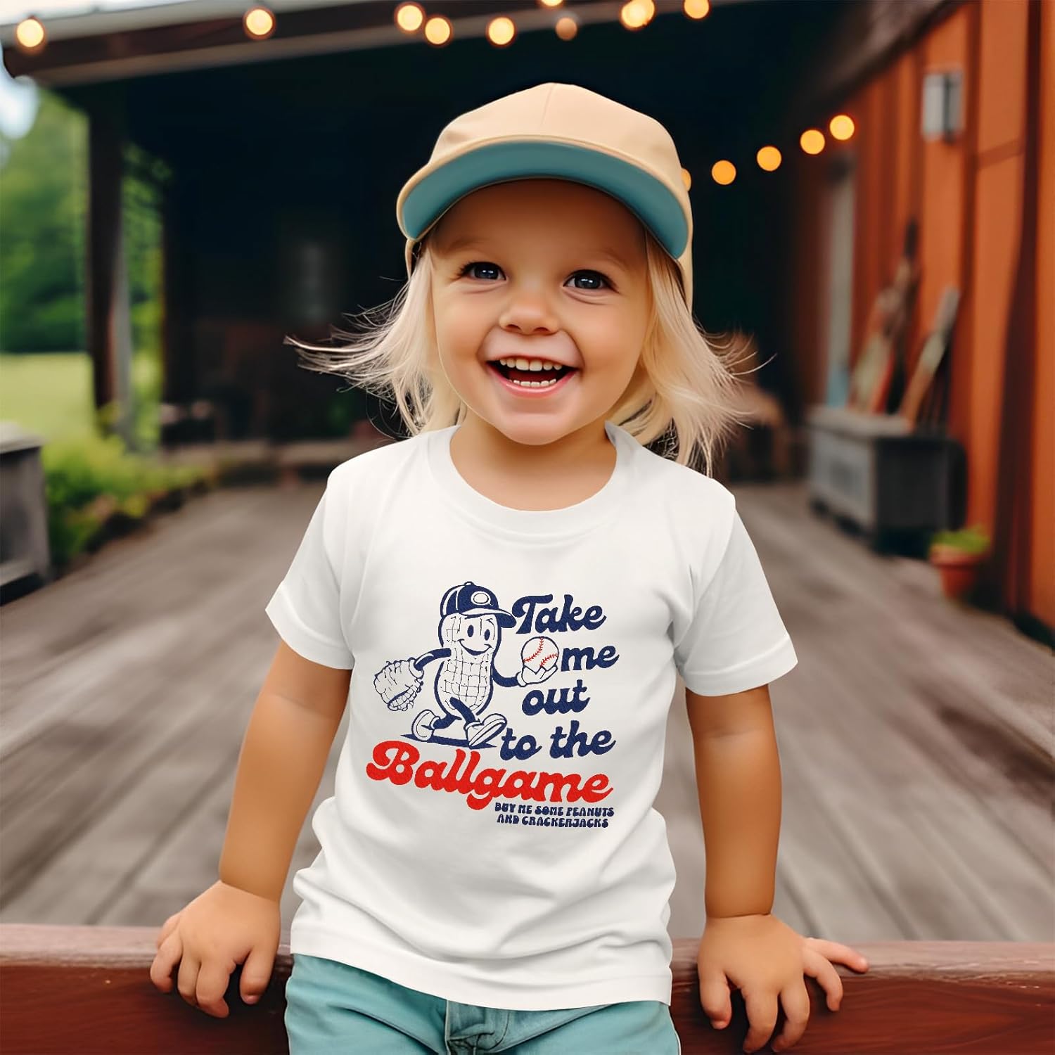 KEKEMI Toddler Boy Girl Baseball Shirts Take Me Out to The Ballgame T Shirt Cute Sport Tees Short Sleeve Tops Summer Clothes - Image 2