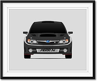 Sub Tecnica International Rally Car G3 (2008-2010) from Fast & Furious Movie Inspired Poster Print Wall Art Decor Handmade driven by Brian O'Connor (Paul Walker) (Unframed)
