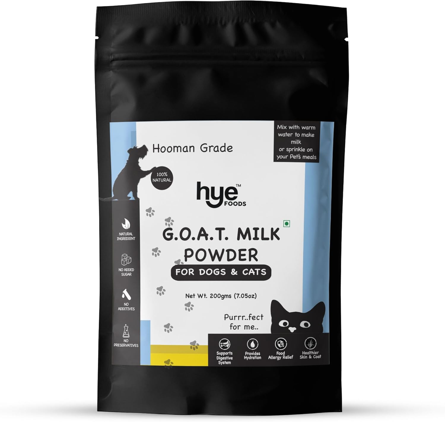 HYE FOODS Goat Milk Powder for Pets NutrientRich Milk