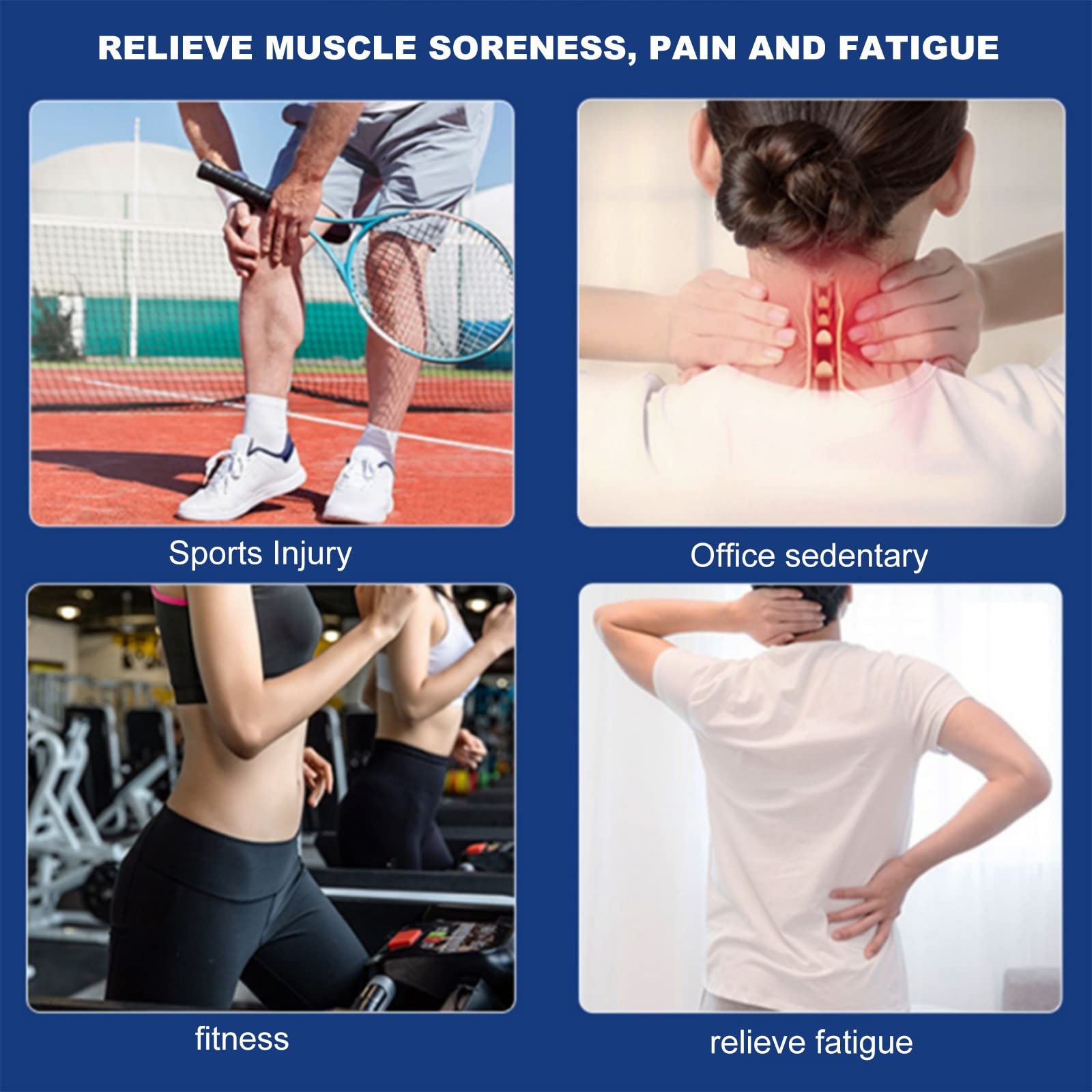 Juego de herramientas Gua Sha IASTM de 4 piezas, cuchillo de fascia, herramienta de fisioterapia de ejercicio de relajación muscular de acero inoxidable 304 4mm(Color:A,Size:4pcs)