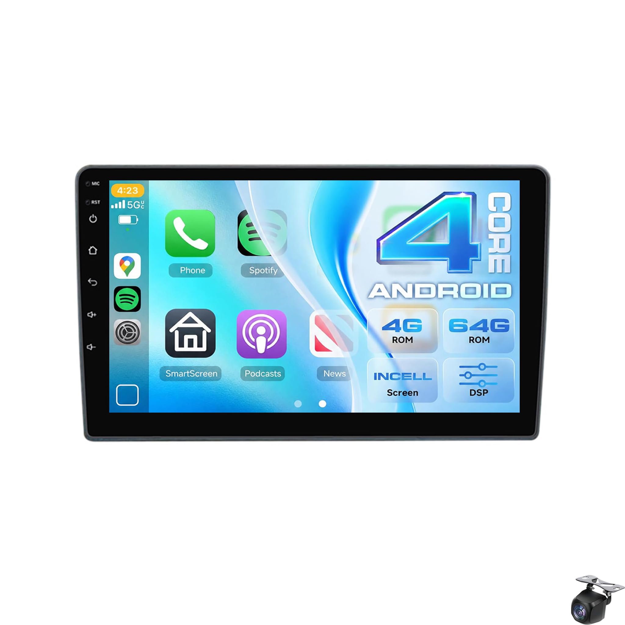 Autoradio à écran tactile 9" pour Opel Vectra 2004-2006 Android Double Din