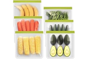 Reusable Freezer Bags, Large Gallon Size for Leak-Proof Storage