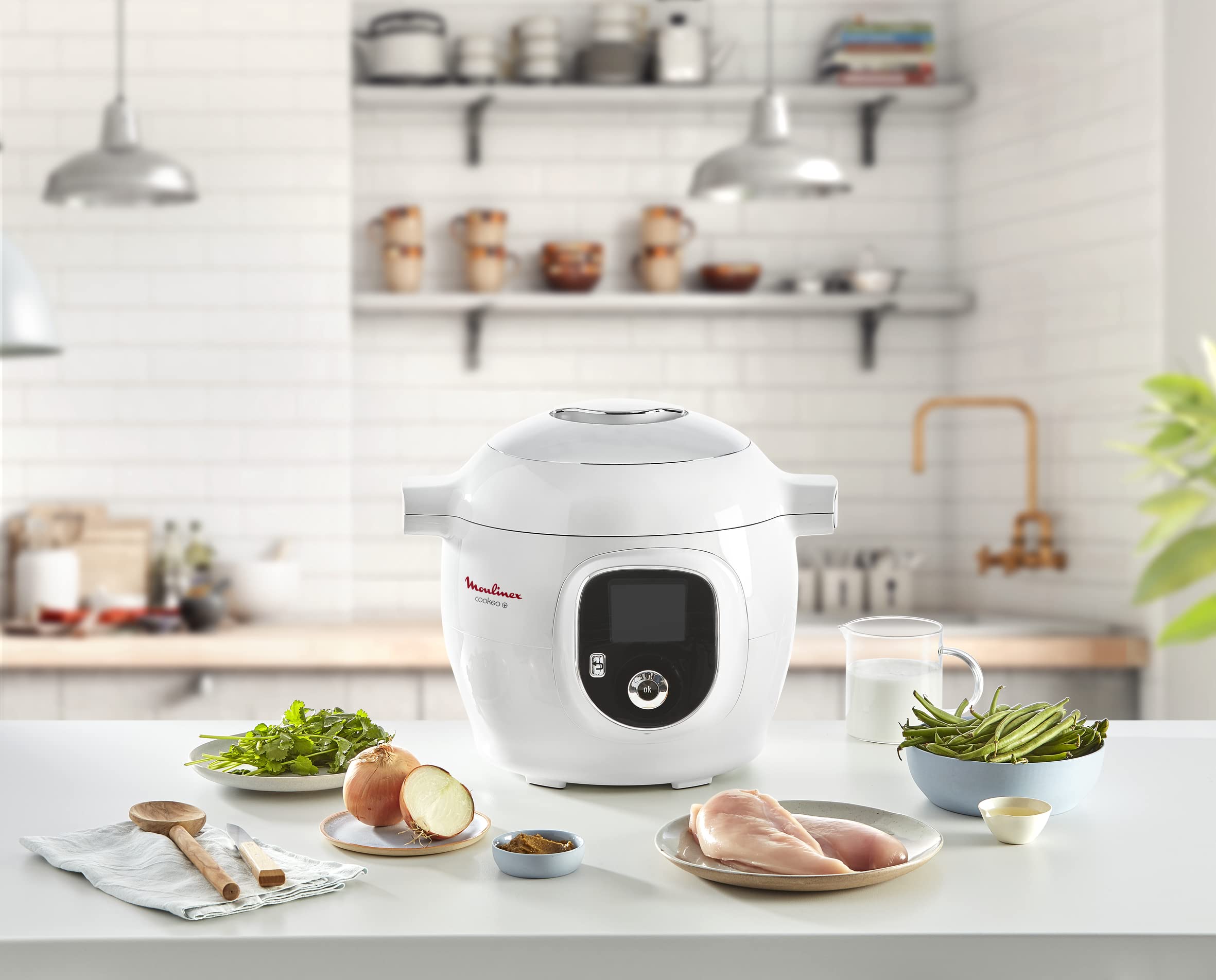 Moulinex Multicocina inteligente Cookeo 6L 1600W 100 recetas 6 modos de cocción YY4407FB
