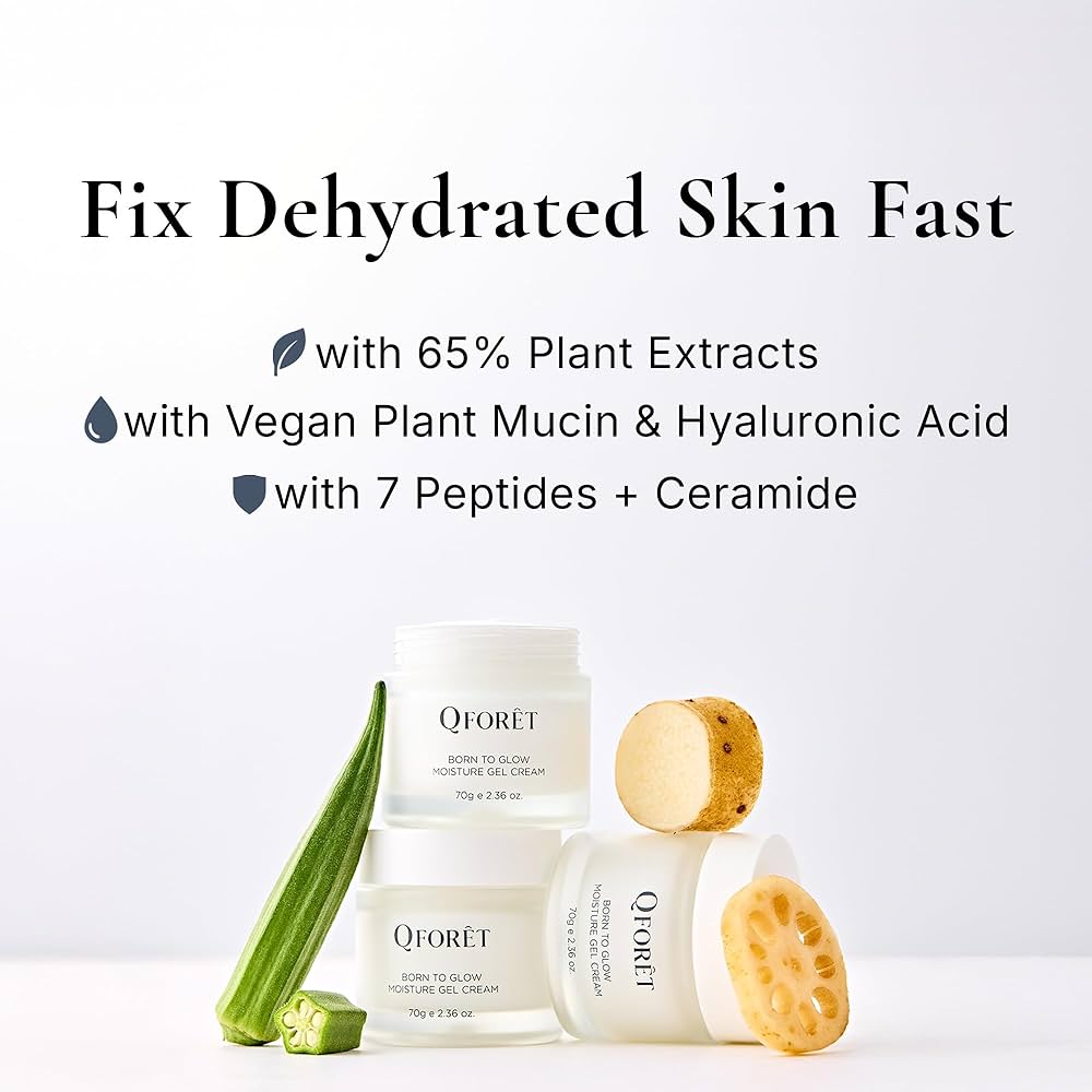 Amazon.com: QFORET Gel-Cream Moisturizer for Sensitive Skin