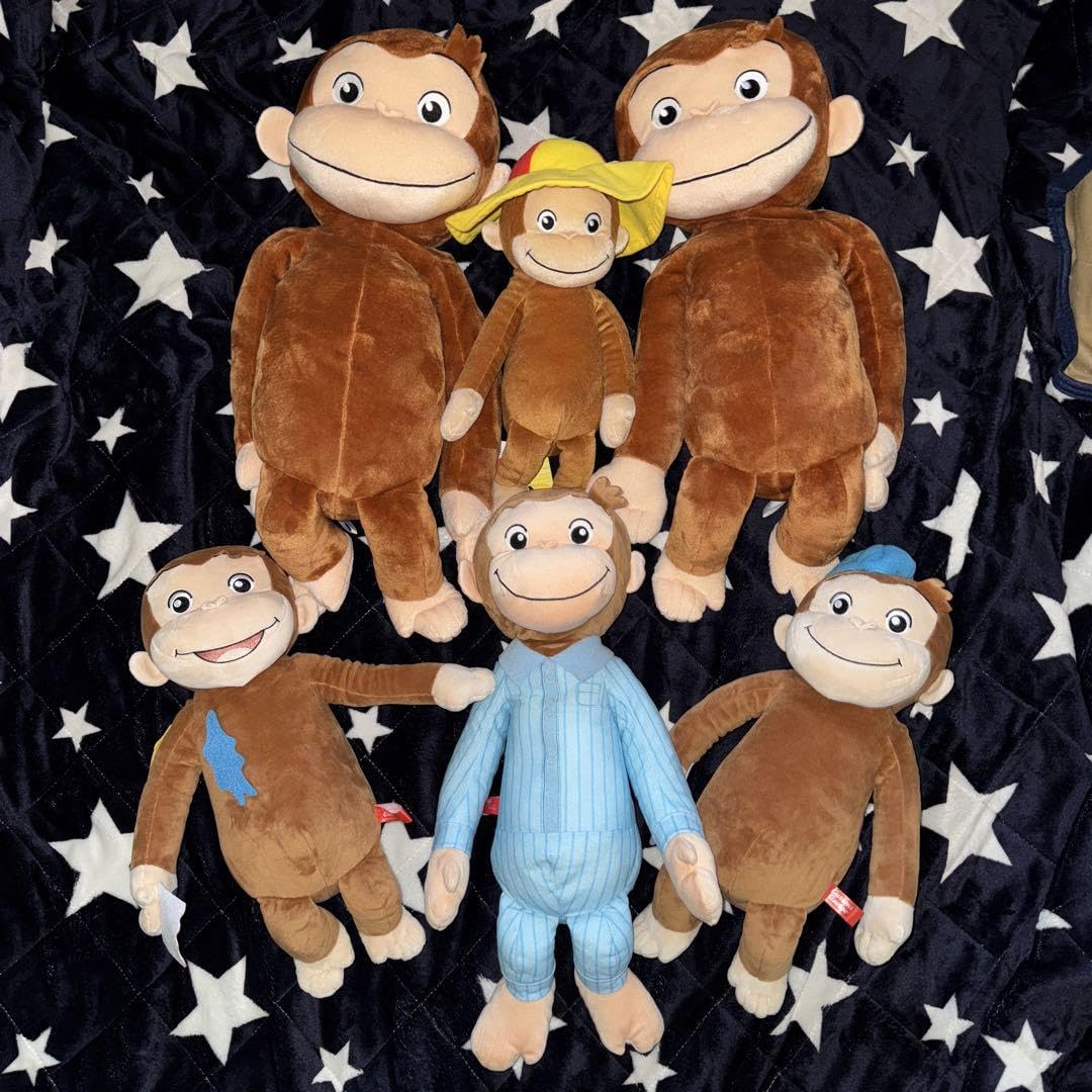 おさるのジョージ ぬいぐるみ多数　まとめ売り バラ売り可能 おさるのジョージ ぬいぐるみ バラ売り可能 - メルカリ