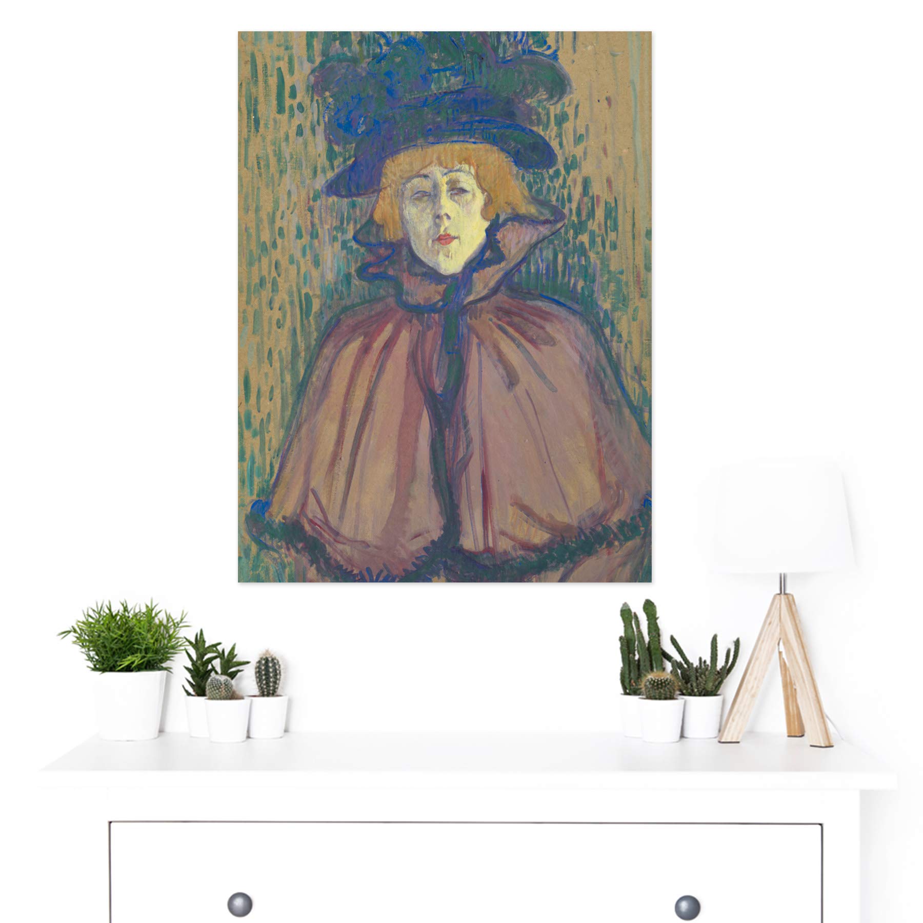 Amazon.co.jp: Henri De Toulouse Lautrec Jane Avril Painting