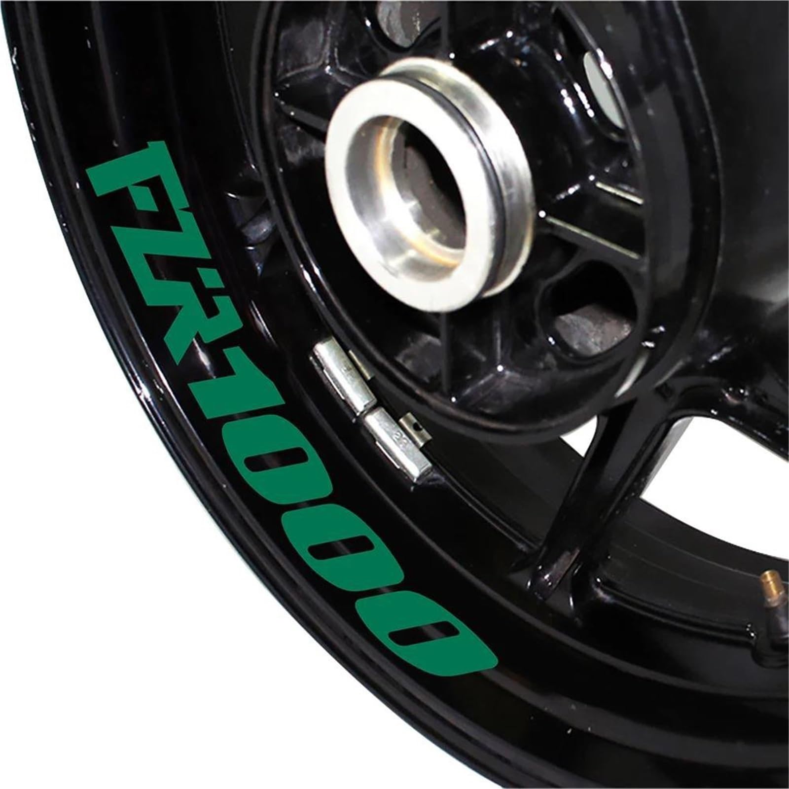 Motorcycle Reflective Wheel Stickers Rims Waterproof Decals for Yamaha FZR1000 Fzr 1000 Motorbike(Color1)