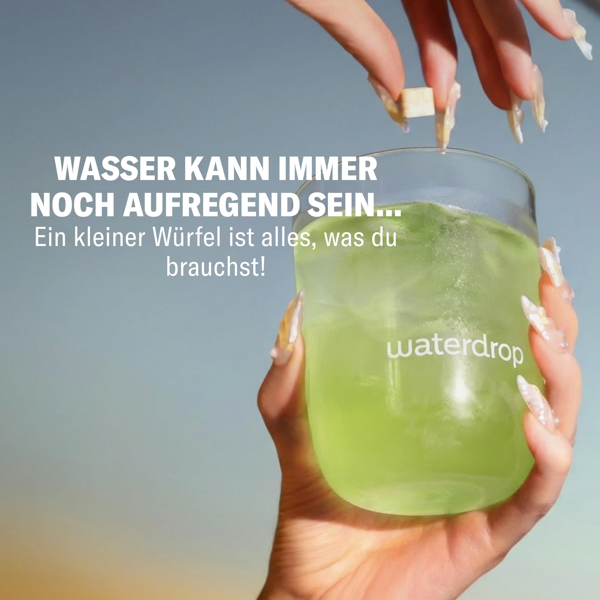 waterdrop® Wildberry, Paradise & Evergreen Fusion – 36 Waterdrop Würfel – Zuckerfreier Durstlöscher & Alternative zu Getränkesirup und Geschmackspulver – Geschmack für Wasser ohne Zucker - vegan