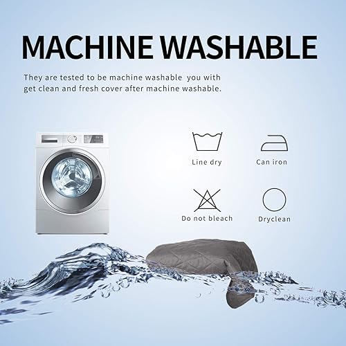 Miniatura 8 de Easy-Going - Funda reversible para sofá o futón, con correas elásticas ideal para proteger los muebles de mascotas, niños, perros, gatos, resistente