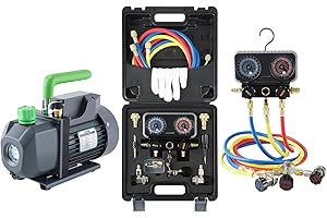 Lichamp 1/4 HP 3.5 CFM Vacuum Pump for Automotive A/C