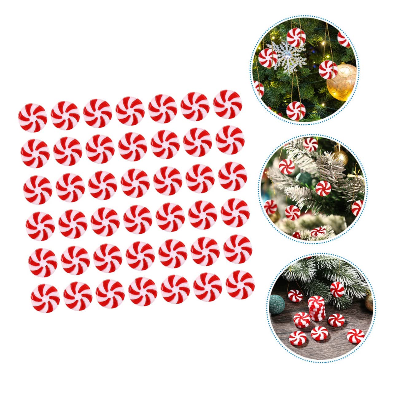 STOBAZA 350stücke Weihnachts-zuckerform- Für Weihnachtsbaum-Dekoration Farbenfrohe Weihnachtsornamente Für Festliche Stimmung Und -projekte