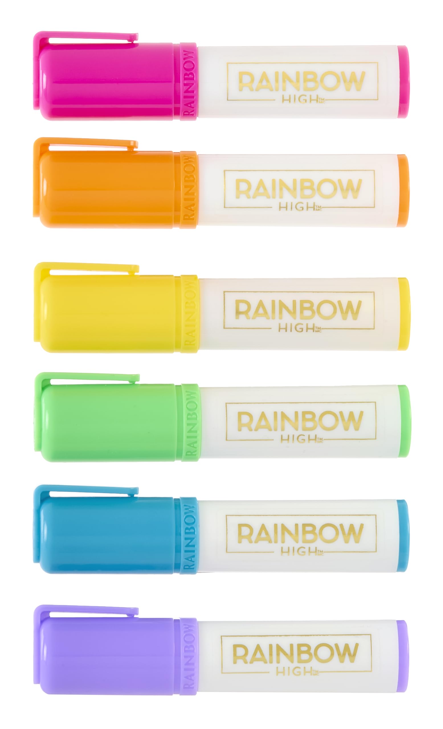 Rainbow High 3-Piętrowy Domek dla Lalek Color & Play — Zaprojektuj Wszystkie Sciany i Podłogi za Pomocą Zmywalnych Markerów, Drewniany Zestaw z Meblami i Akcesoriami, Prezent dla Dzieci od 4 lat