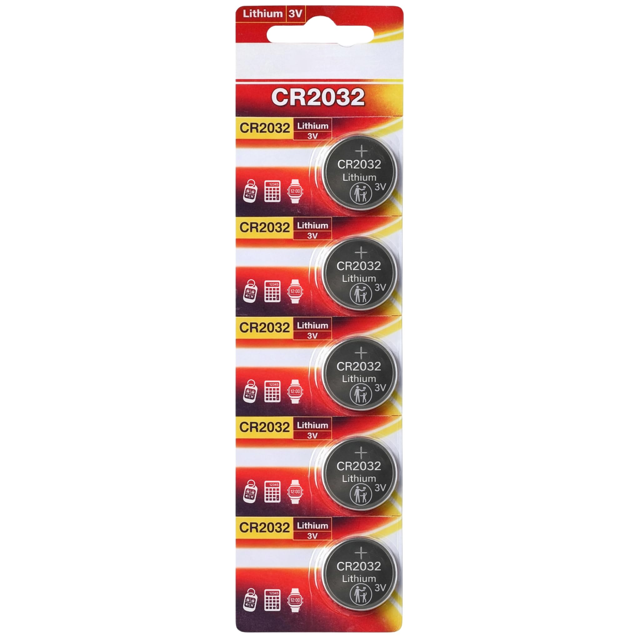 CR2032 Batteries, Long Lasting 3V Lithium Coin Cell 2032 Battery for Apple Airtag, Car Key Fobs, Watches, Heart Rate Monitors, Scales, LED Candles, Calculators & Other Small Devices (Pack of 2) — view 21