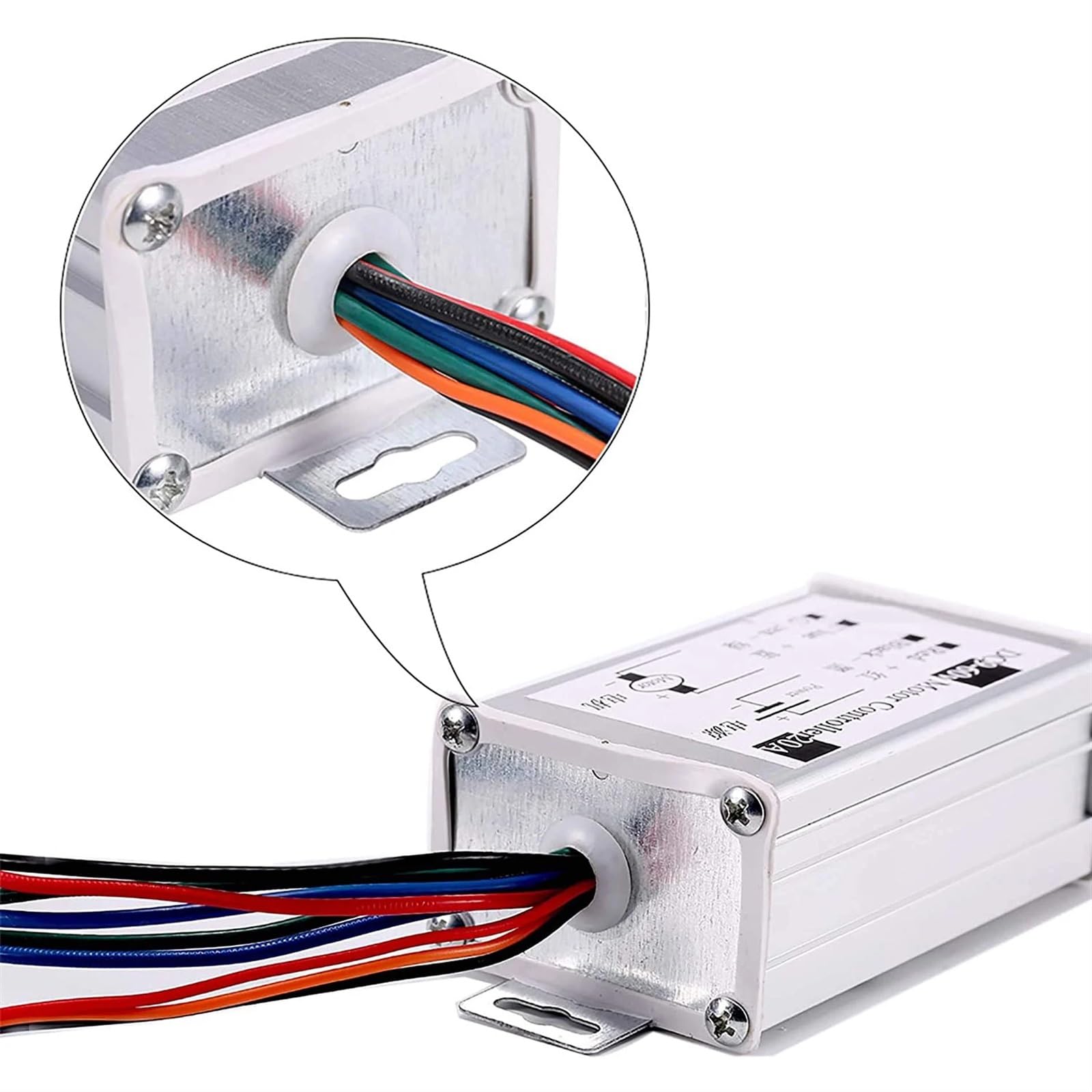 Controlador de velocidad del Motor DC 9-60V interruptor de Control de alta potencia adelante/atrás regulador de velocidad del Motor 24V DC 12V 36V 48V 60V 20A